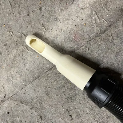 Đầu chuyển hút bụi cho ống lò sưởi (bao gồm file OpenSCAD)