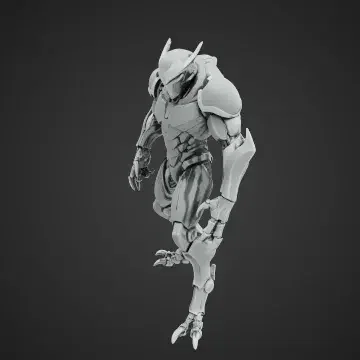 Mô hình Alien chiến binh không gian 4 inch in 3D cực ngầu