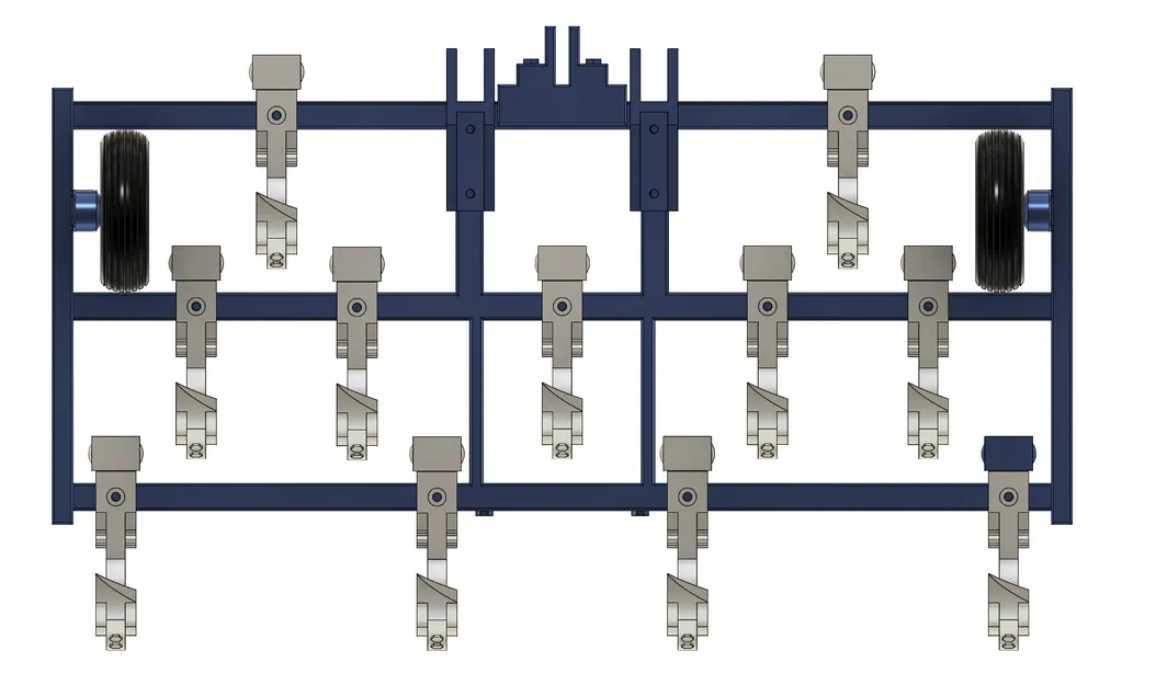 Máy cày xới đất (Chisel Plow) 11 lưỡi 12ft - Kiểu 1 - Tỷ lệ 1:16 - Image 6