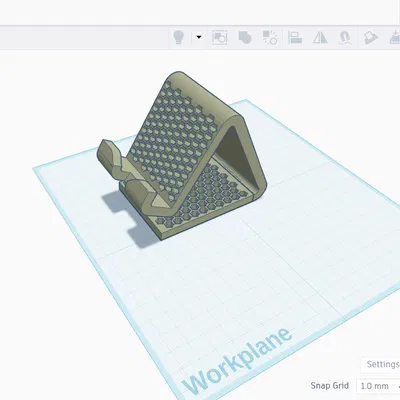 Giá đỡ điện thoại 3D tối giản tiết kiệm nhựa in ấn