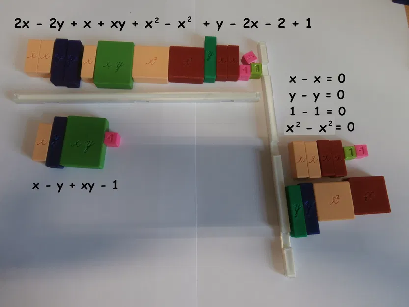 Algebraic Tiles - Các khối đại số hỗ trợ học tập - Image 2