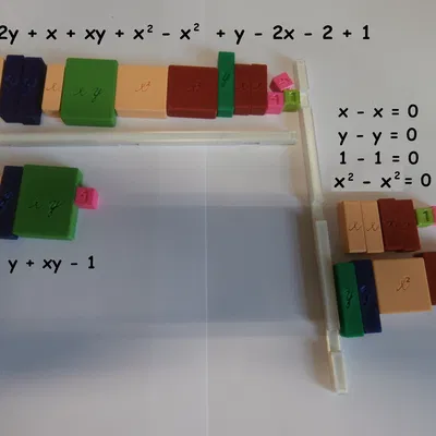 Algebraic Tiles - Các khối đại số hỗ trợ học tập