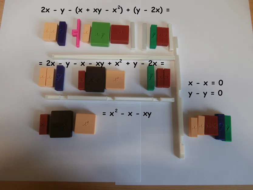 Algebraic Tiles - Các khối đại số hỗ trợ học tập - Image 3