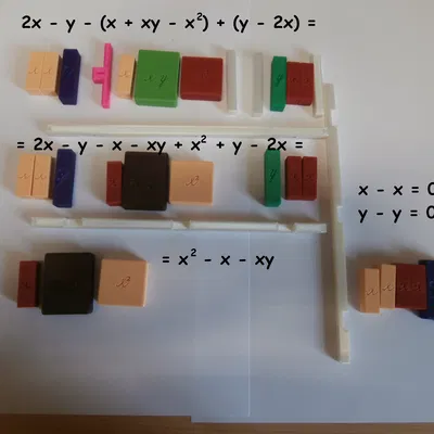 Algebraic Tiles - Các khối đại số hỗ trợ học tập