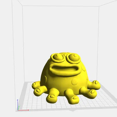 Mô hình 3D Toe Jammer trong game My Singing Monsters