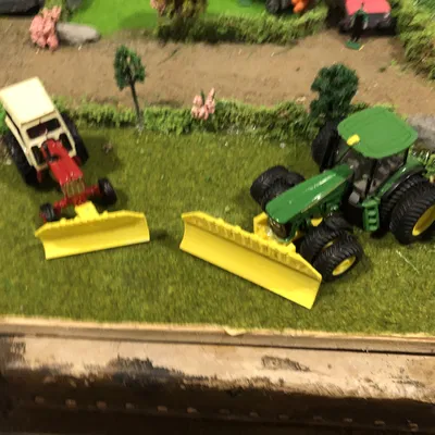 Lưỡi ủi Degelman tỷ lệ 1/64 cho mô hình máy cày nông nghiệp