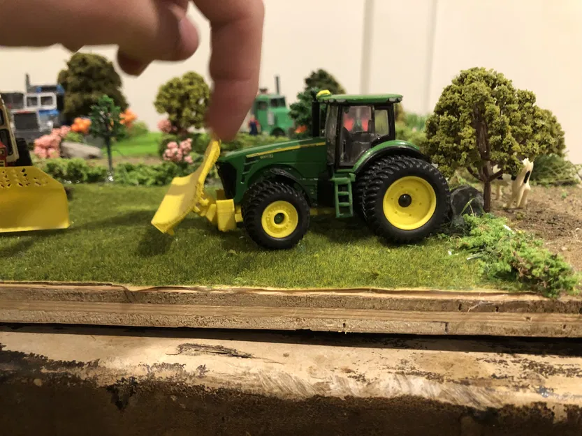 Lưỡi ủi Degelman tỷ lệ 1/64 cho mô hình máy cày nông nghiệp - Image 3