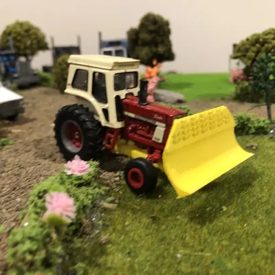 Lưỡi ủi Degelman tỷ lệ 1/64 cho mô hình máy cày nông nghiệp