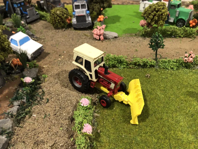 Lưỡi ủi Degelman tỷ lệ 1/64 cho mô hình máy cày nông nghiệp - Image 5