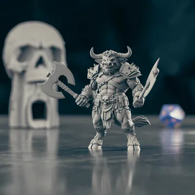 Minotaur - DnD Tavern: Quái vật huyền thoại từ Crete