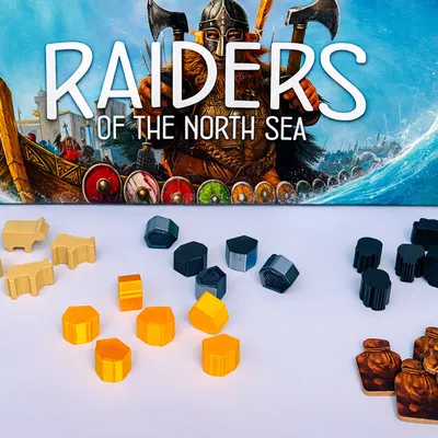 Bộ mảnh nâng cấp cho trò chơi board game RAIDERS OF THE NORTH SEA