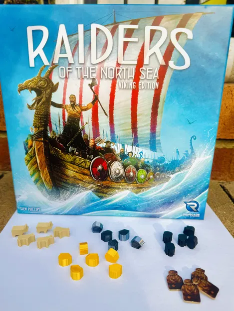 Bộ mảnh nâng cấp cho trò chơi board game RAIDERS OF THE NORTH SEA - Image 4