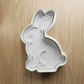 Bộ khuôn cắt bánh quy thỏ Phục sinh STL | Khuôn Fondant hình thỏ dễ thương | In 3D - Thumbnail 2