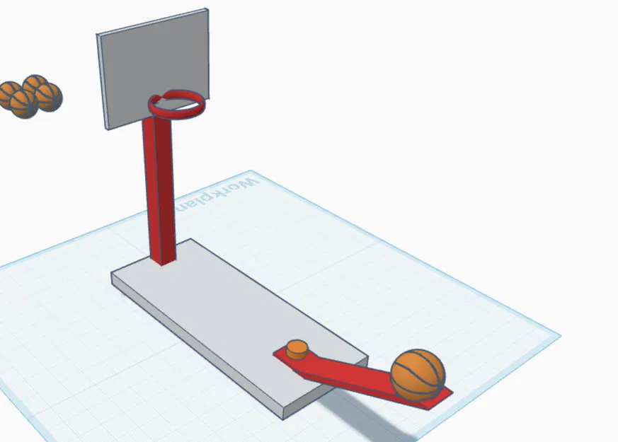 Mô hình đồ chơi bóng rổ để bàn mini tự in 3D cực vui - Image 1
