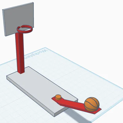 Mô hình đồ chơi bóng rổ để bàn mini tự in 3D cực vui