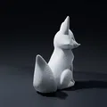 Tượng Cáo Tối Giản (Minimalist Fox Sculpture) - Thumbnail 3