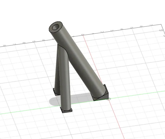 Mô hình súng cối mini dùng bình CO2 (CO2 Canister Mortar V1) 3D - Image 1