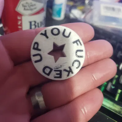 Đồng xu in 3D GJ Ree hài hước dành cho đồng nghiệp văn phòng