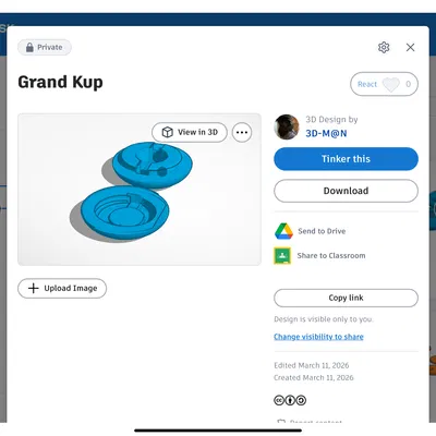 Mô hình quả cầu có ngăn bí mật (Hidden Compartment Ball) in 3D