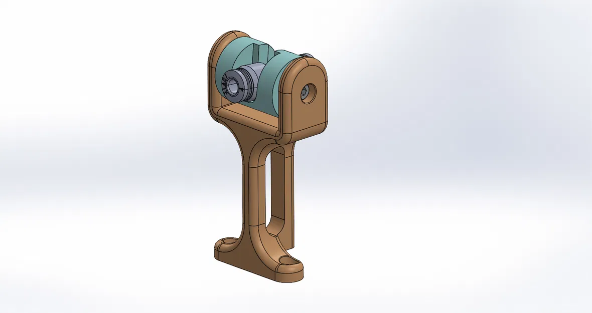 Giá đỡ đầu nối khí (Gas Connector Support) linh hoạt cho máy SV08 - Image 1