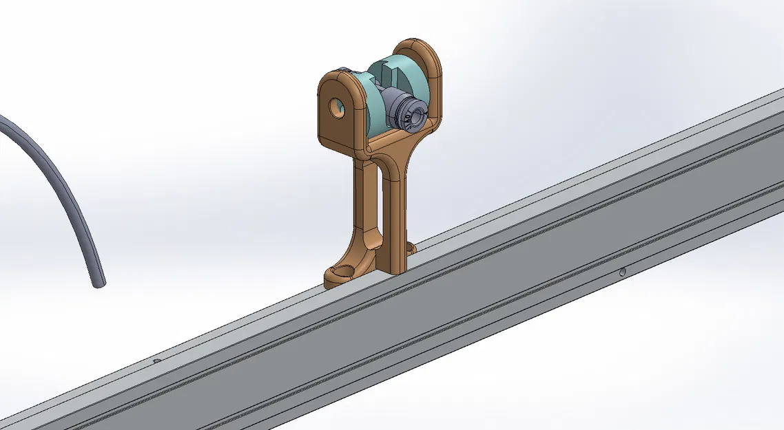 Giá đỡ đầu nối khí (Gas Connector Support) linh hoạt cho máy SV08 - Image 2