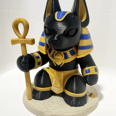 Mô hình thần Anubis phiên bản Chibi 3D cực đáng yêu