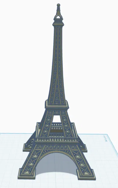 Mô hình tháp Eiffel lắp ghép dành cho máy in 3D khổ nhỏ - Image 2