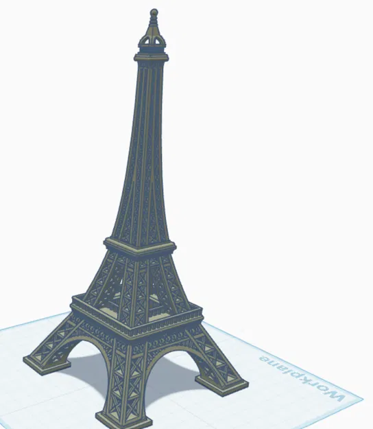 Mô hình tháp Eiffel lắp ghép dành cho máy in 3D khổ nhỏ - Image 3