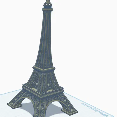 Mô hình tháp Eiffel lắp ghép dành cho máy in 3D khổ nhỏ
