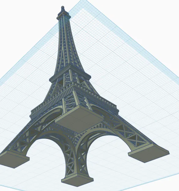 Mô hình tháp Eiffel lắp ghép dành cho máy in 3D khổ nhỏ - Image 4