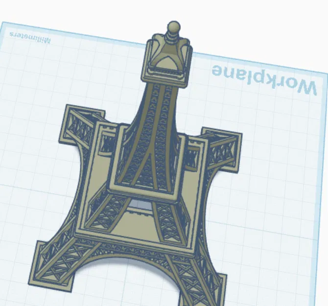Mô hình tháp Eiffel lắp ghép dành cho máy in 3D khổ nhỏ - Image 6