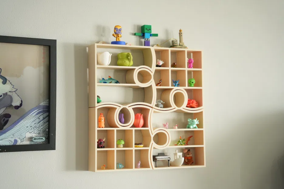 Kệ Trưng Bày Mô Hình Puzzle Shelf - Thiết Kế Treo Tường Sáng Tạo - Image 2