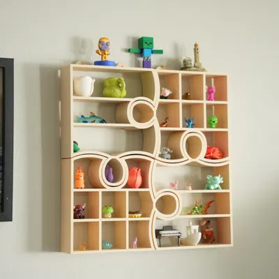 Kệ Trưng Bày Mô Hình Puzzle Shelf - Thiết Kế Treo Tường Sáng Tạo