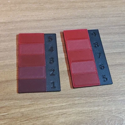 Mẫu in kiểm tra độ trong suốt (Transparency test)