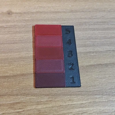 Mẫu in kiểm tra độ trong suốt (Transparency test)