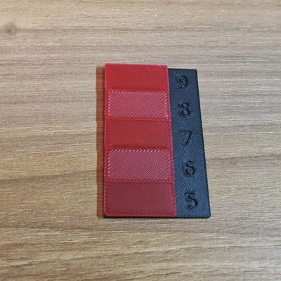 Mẫu in kiểm tra độ trong suốt (Transparency test)