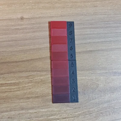 Mẫu in kiểm tra độ trong suốt (Transparency test)
