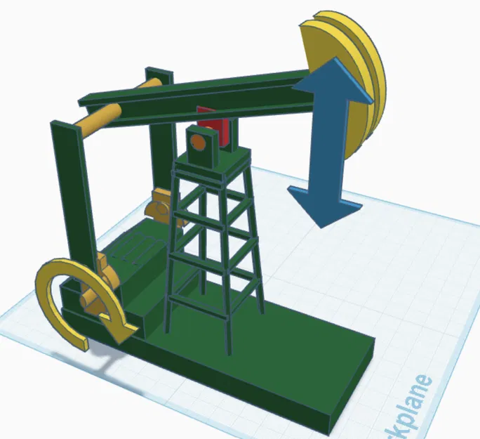 Mô hình giàn khoan dầu kiểu Texas (Oil Rig) in 3D cực đẹp - Image 2
