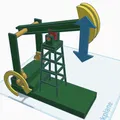 Mô hình giàn khoan dầu kiểu Texas (Oil Rig) in 3D cực đẹp - Thumbnail 2