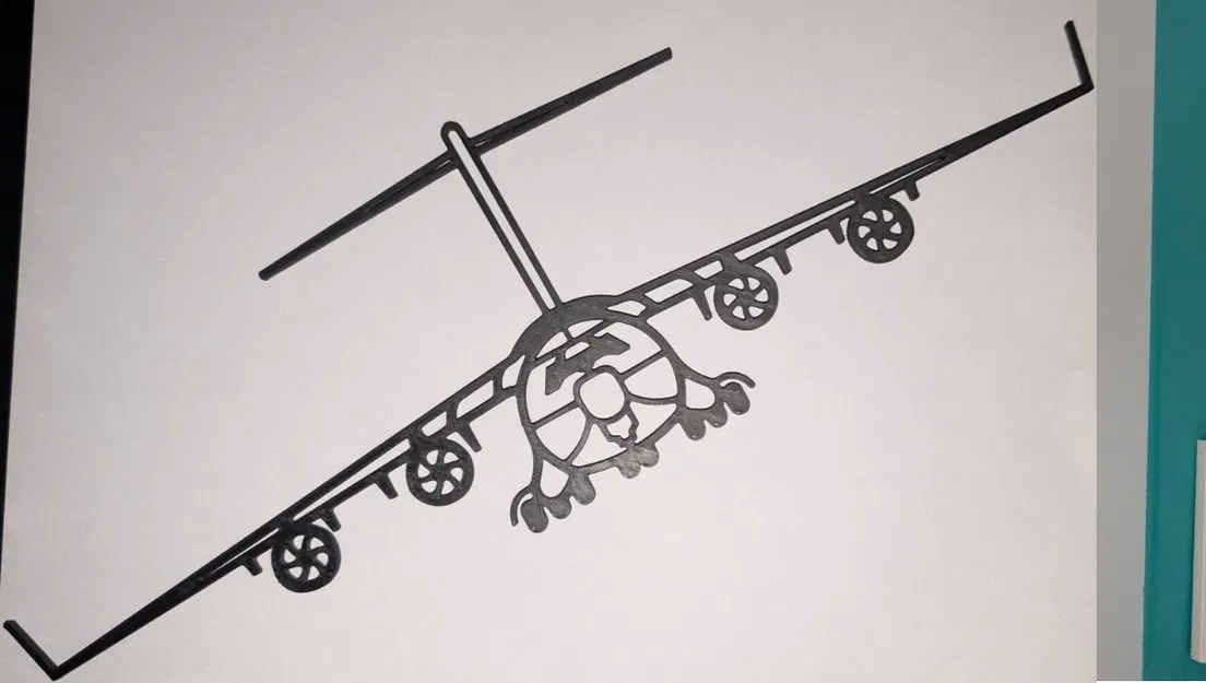 Mô hình trang trí tường C17 Globemaster III (In 3D chuyên nghiệp) - Image 1