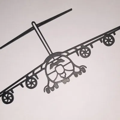 Mô hình trang trí tường C17 Globemaster III (In 3D chuyên nghiệp)