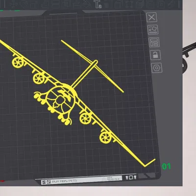 Mô hình trang trí tường C17 Globemaster III (In 3D chuyên nghiệp)