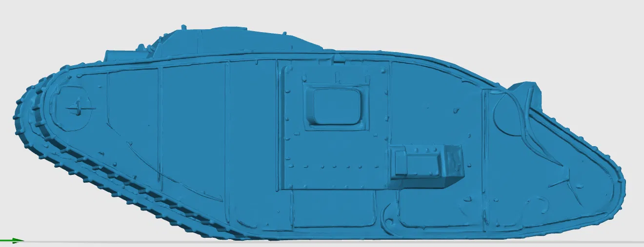 Mô hình xe tăng Anh Mark IV in 3D cho bộ sưu tập quân sự - Image 3