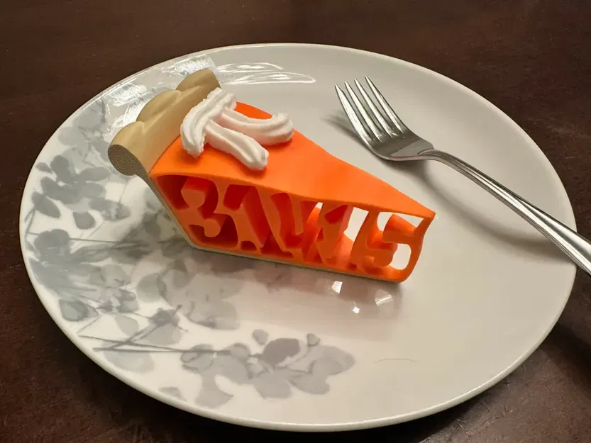 Mô hình 3D Miếng bánh số Pi (A slice of pie) sáng tạo cho bàn học - Image 1