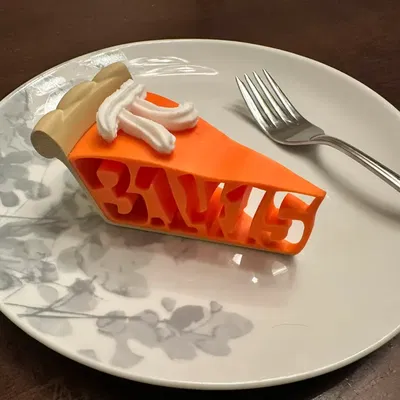 Mô hình 3D Miếng bánh số Pi (A slice of pie) sáng tạo cho bàn học