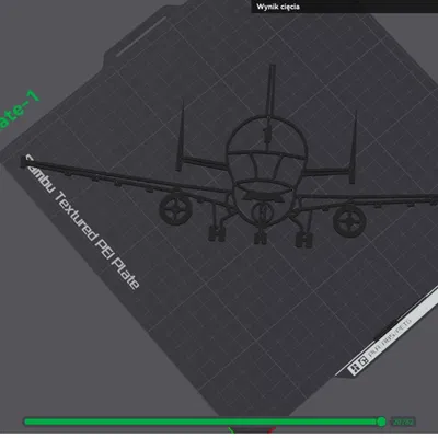 Mô hình trang trí tường máy bay vận tải Beluga A300B4