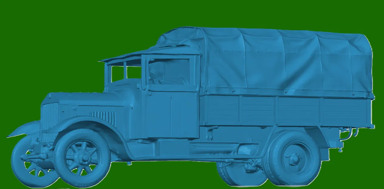 Mô hình xe tải quân sự Anh thời Thế chiến I (WW1) dùng in 3D - Image 1