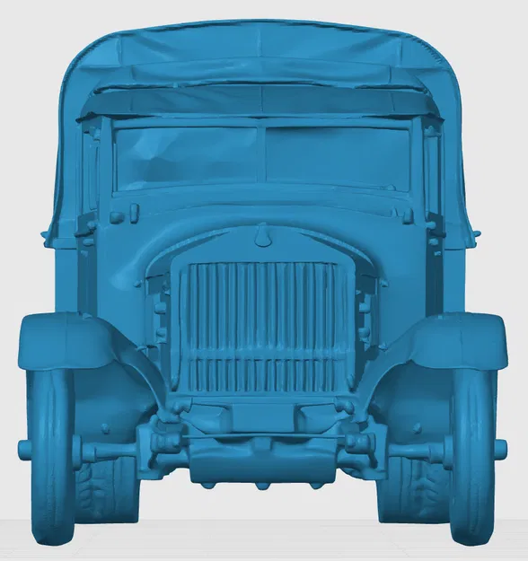 Mô hình xe tải quân sự Anh thời Thế chiến I (WW1) dùng in 3D - Image 2