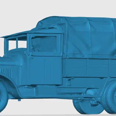 Mô hình xe tải quân sự Anh thời Thế chiến I (WW1) dùng in 3D