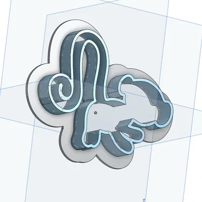 Khuôn cắt bánh quy hình chú khỉ đu miệng cốc (MugMonkey)